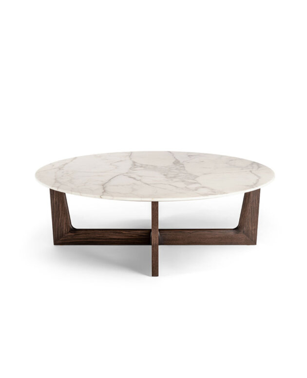 Ilary | Coffee table with wood base